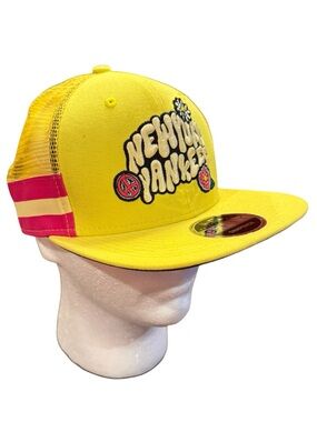 New Era New York Yankees 9FIFTY Snapback Hat Flower Power Yellow Pink Mesh OS